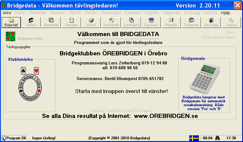 Bridgedata i �rebro - email: info@bridgedata.se